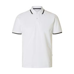 Selected Homme Polo - Slhslim-Atlas - white (179651)