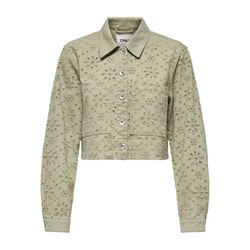 Only Häkeljacke - Onlelsa   - grau (261775)