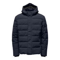 Only & Sons Steppjacke mit Kapuze  - blau (187718)
