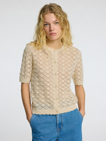Selected Femme Strickjacke - Slfsofia   - grau (179771)