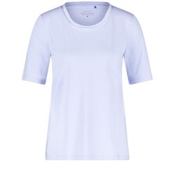 Gerry Weber Collection Halbarmshirt mit Chiffonblende - blau (80935)