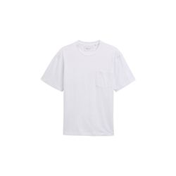 Tom Tailor Denim Relaxed Fit T-Shirt mit Brusttasche - grau (37598)