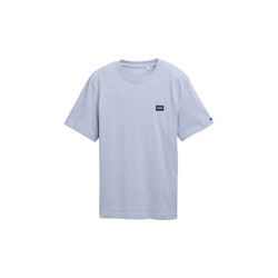 Tom Tailor T-shirt with logo label - blue (37682)