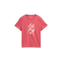 Tom Tailor Basic T-Shirt aus Bio-Baumwolle - rot (11016)