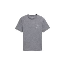Tom Tailor Denim T-shirt with embroidered logo - black (37694)