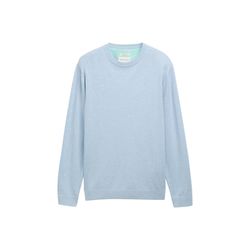 Tom Tailor Basic knitted jumper - blue (37709)