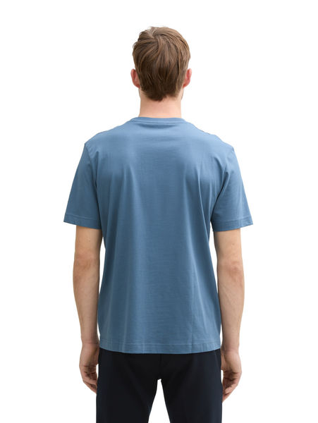 Tom Tailor T-Shirt mit Print - blau (36985)