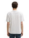 Tom Tailor Denim Relaxed Fit T-Shirt mit Rücken-Print - grau (15277)