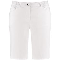 Samoon Bermuda - beige/weiß (09600)
