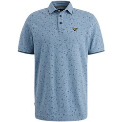 PME Legend Polo shirt with pattern - blue (Blue)
