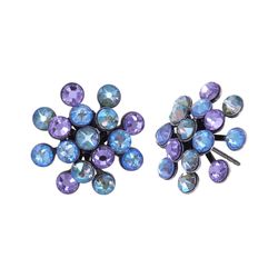 Konplott Ohrstecker - Magic Fireball - blau/lila (0040)