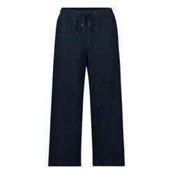Betty & Co Linen trousers - blue (8543)