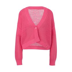 comma Openwork knitted jacket - pink (4425)