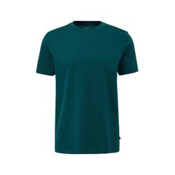 Q/S designed by T-shirt with round neckline - blue (6765)