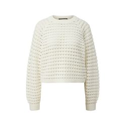 Q/S designed by Knitted jumper with ajour pattern - white (0200)