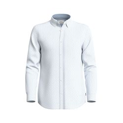 s.Oliver Red Label Slim : chemise à manches longues en coton mélangé   - bleu (50A1)