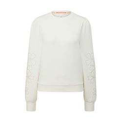 Q/S designed by Floral print sweatshirt  - white (0200)
