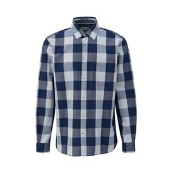s.Oliver Red Label Shirt with side detail on the hem - blue/white (56N1)