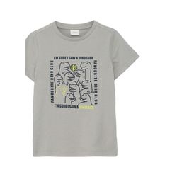 s.Oliver Red Label T-Shirt mit Frontprint  - grau (9114)