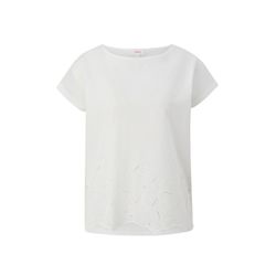 s.Oliver Red Label Shirt with embroidery - white (0210)
