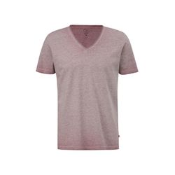 Q/S designed by Mottled cotton blend T-shirt  - pink (43W0)