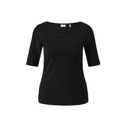 s.Oliver Black Label T-shirt with slit  - black (9999)