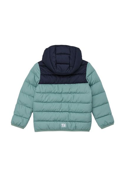 s.Oliver Red Label Quilted jacket with hood   - green/blue (6554)