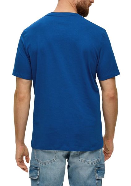 s.Oliver Red Label T-Shirt mit Artwork - blau (56D2)