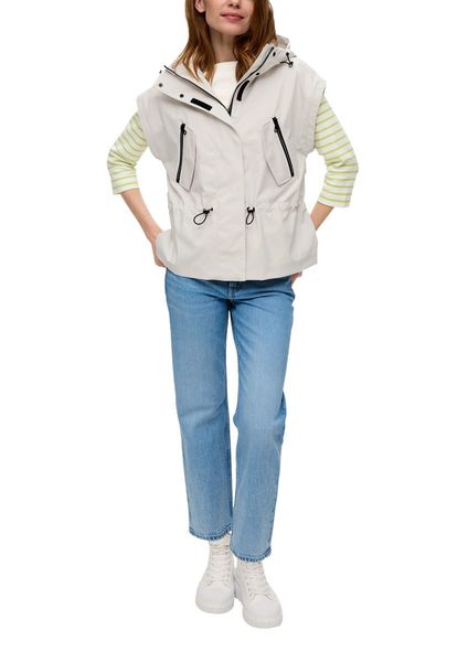 s.Oliver Red Label Outdoor jacket with detachable sleeves  - white (0330)