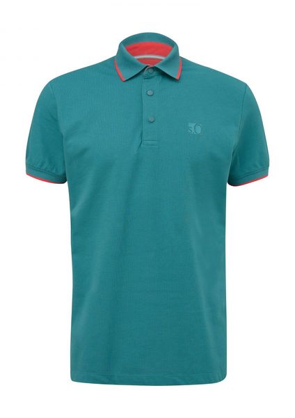 s.Oliver Red Label Polo shirt with logo   - blue (6565)