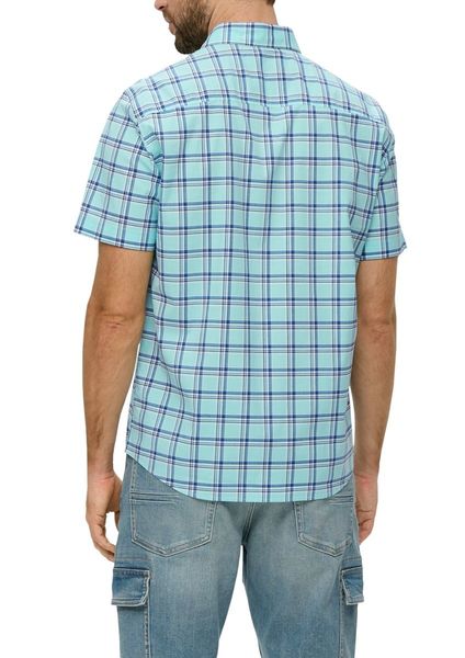 s.Oliver Red Label Regular: short-sleeved shirt - blue (60N4)