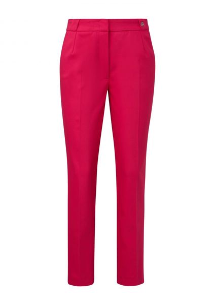 comma Regular: Pantalon à plis - rose (4468)