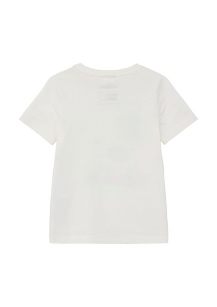 s.Oliver Red Label T-shirt with front print  - white (0210)