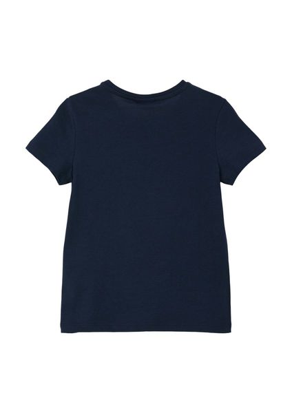 s.Oliver Red Label T-Shirt mit Artwork - blau (5952)