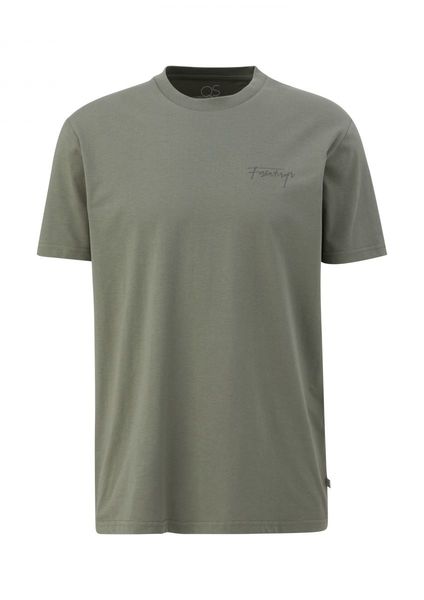 Q/S designed by T-shirt with round neckline  - green (73D0)