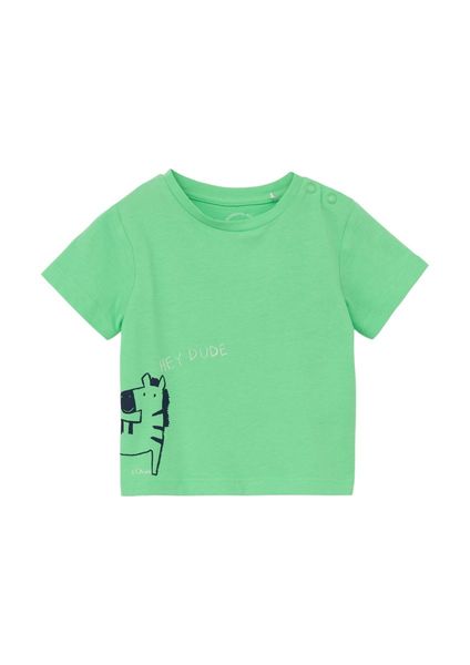 s.Oliver Red Label T-Shirt mit Print-Detail - grün (7303)