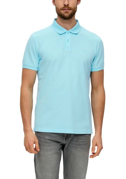 s.Oliver Red Label Cotton polo shirt  - green/blue (6040)