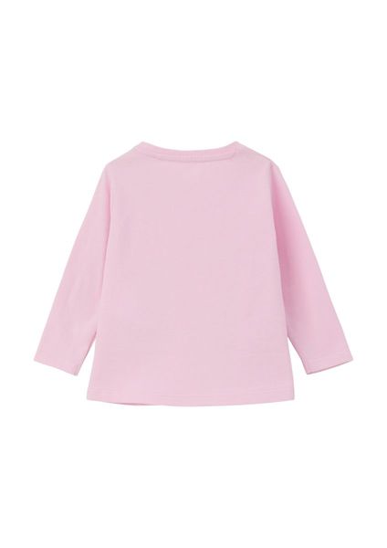 s.Oliver Red Label Long sleeve with placed print - pink (4073)