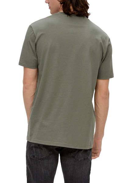 Q/S designed by T-shirt with round neckline  - green (73D0)