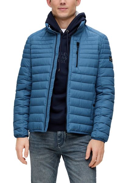 s.Oliver Red Label Quilted outdoor jacket with stand-up collar   - blue (5402)