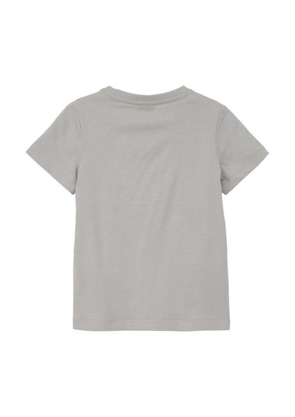s.Oliver Red Label T-shirt with front print  - gray (9114)