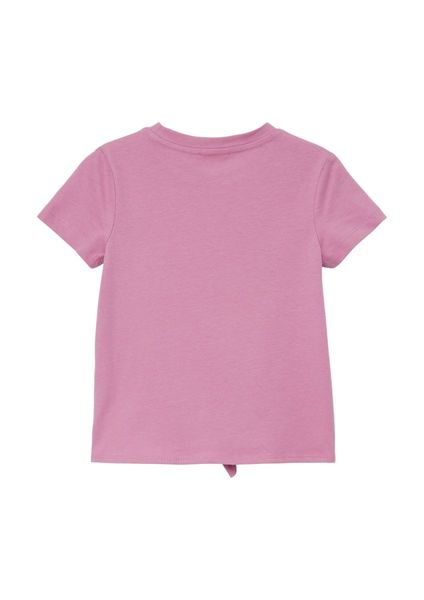 s.Oliver Red Label T-Shirt mit Knotendetail  - pink (4410)