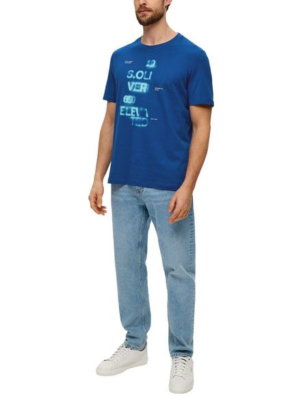 s.Oliver Red Label T-shirt avec artwork - bleu (56D1)