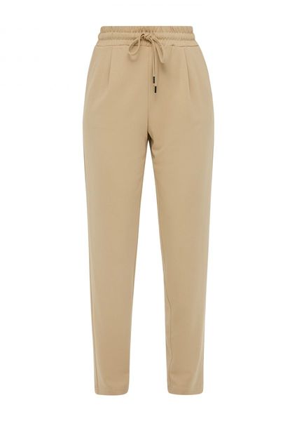 Q/S designed by Regular: Viscose blend trousers  - beige (8170)