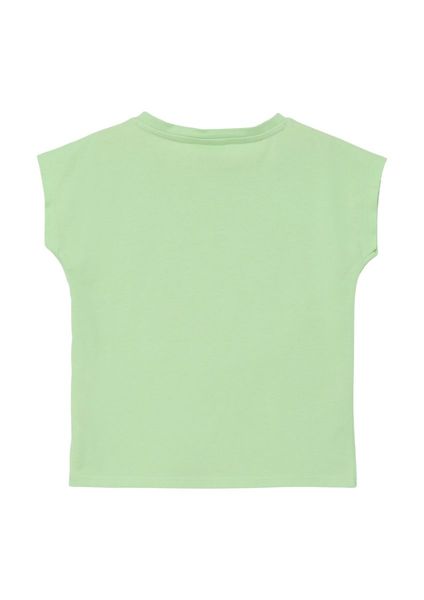 s.Oliver Red Label T-shirt with a front print  - green (7250)