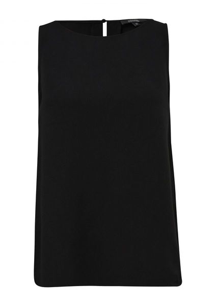 comma Blouse top with pleats - black (9999)