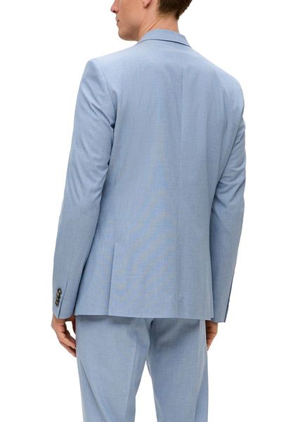 s.Oliver Black Label Slim : veste en mélange de viscose   - bleu (52M1)