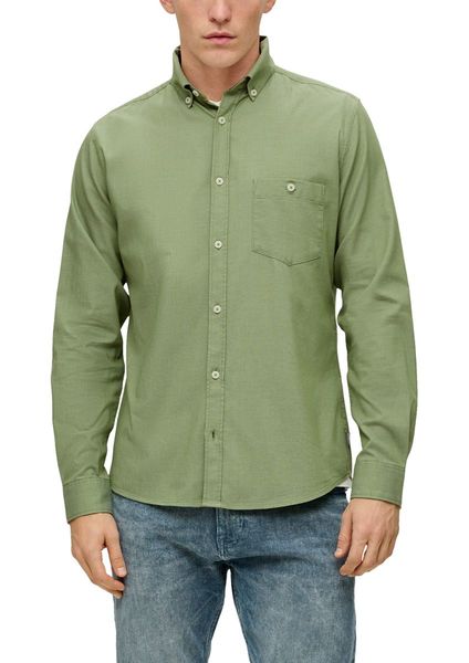 s.Oliver Red Label Slim fit : chemise à manches longues  - vert (7450)