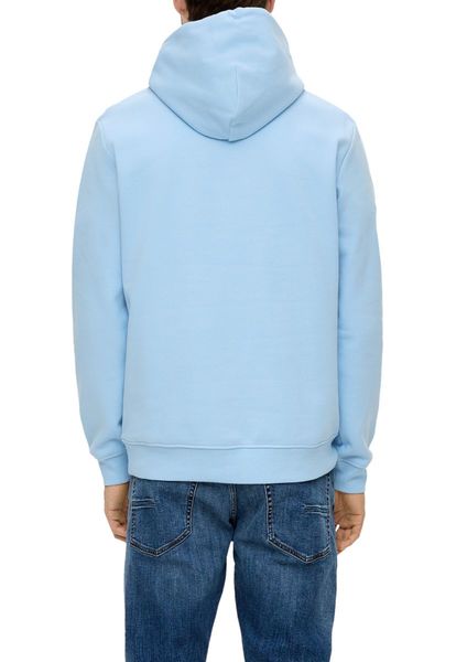 s.Oliver Red Label Hooded jumper with label print  - blue (50F1)