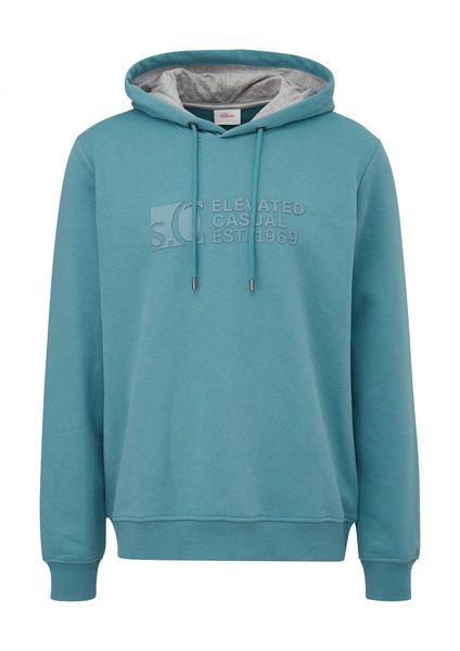 s.Oliver Red Label Hoodie with a logo print - green/blue (65D1)